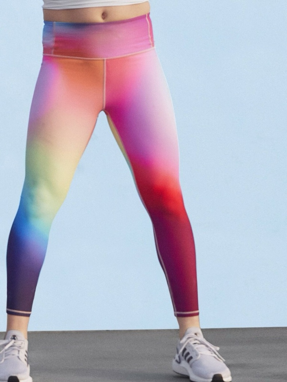 Athleta Love Proudly Rainbow Ombre Leggings